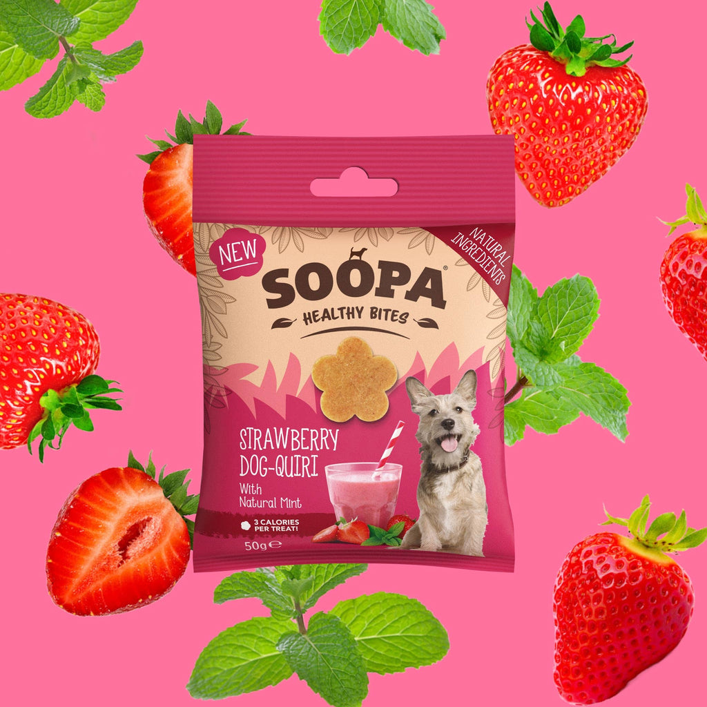 Soopa - Godbidder m. Jordbær & Kokos - 50g