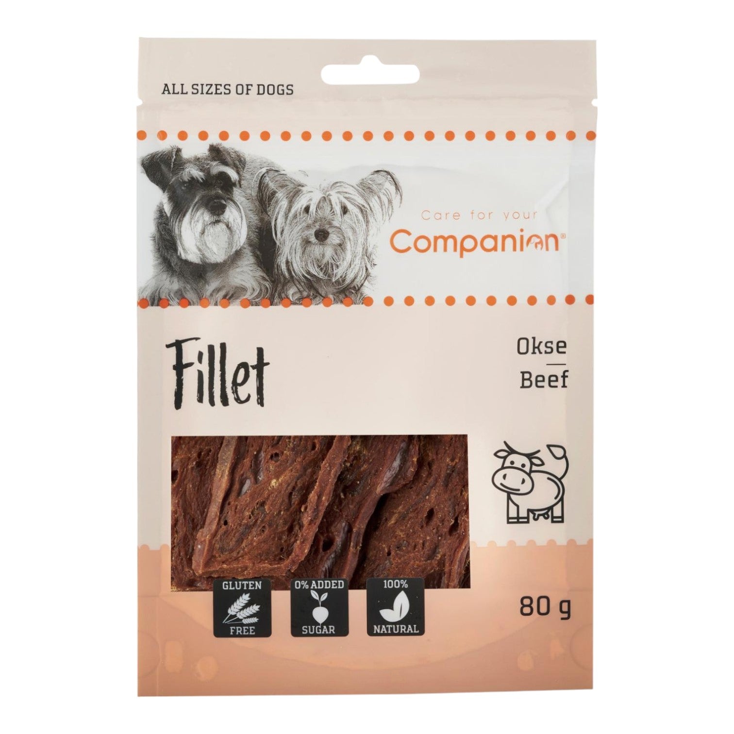 Companion - Filet m. Okse 80g
