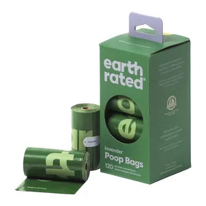 Earth Rated - Høm Høm poser - 8 ruller m. lavendel duft