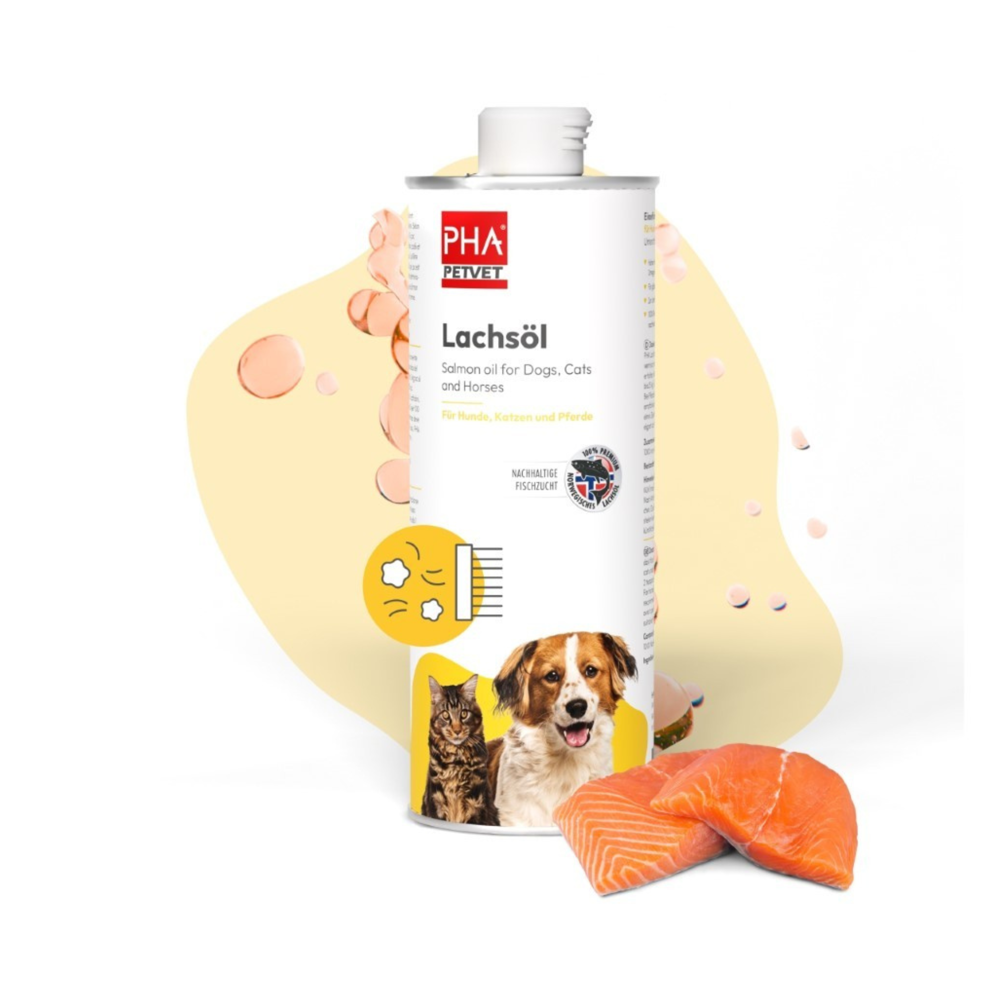 PHA - Lakseolie - 1000 ml