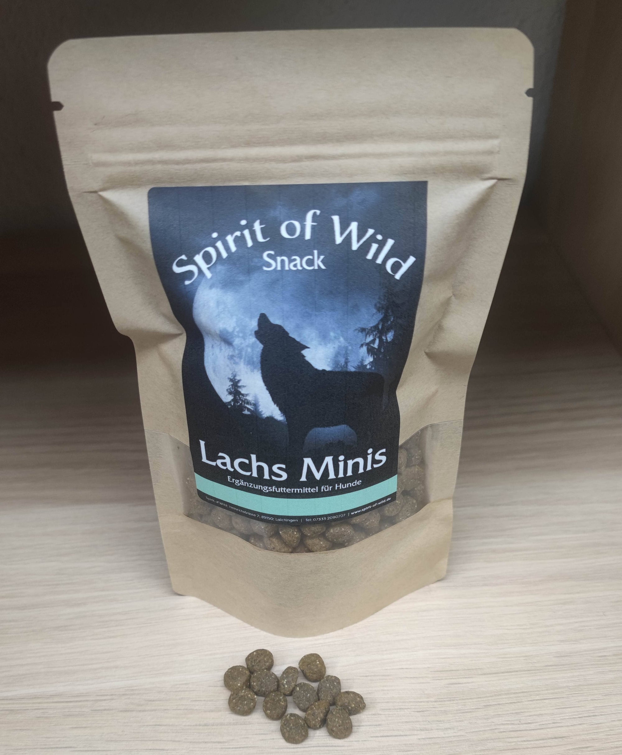 Spirit of Wild - Godbidder m. Laks Mini - Kornfri - 150g