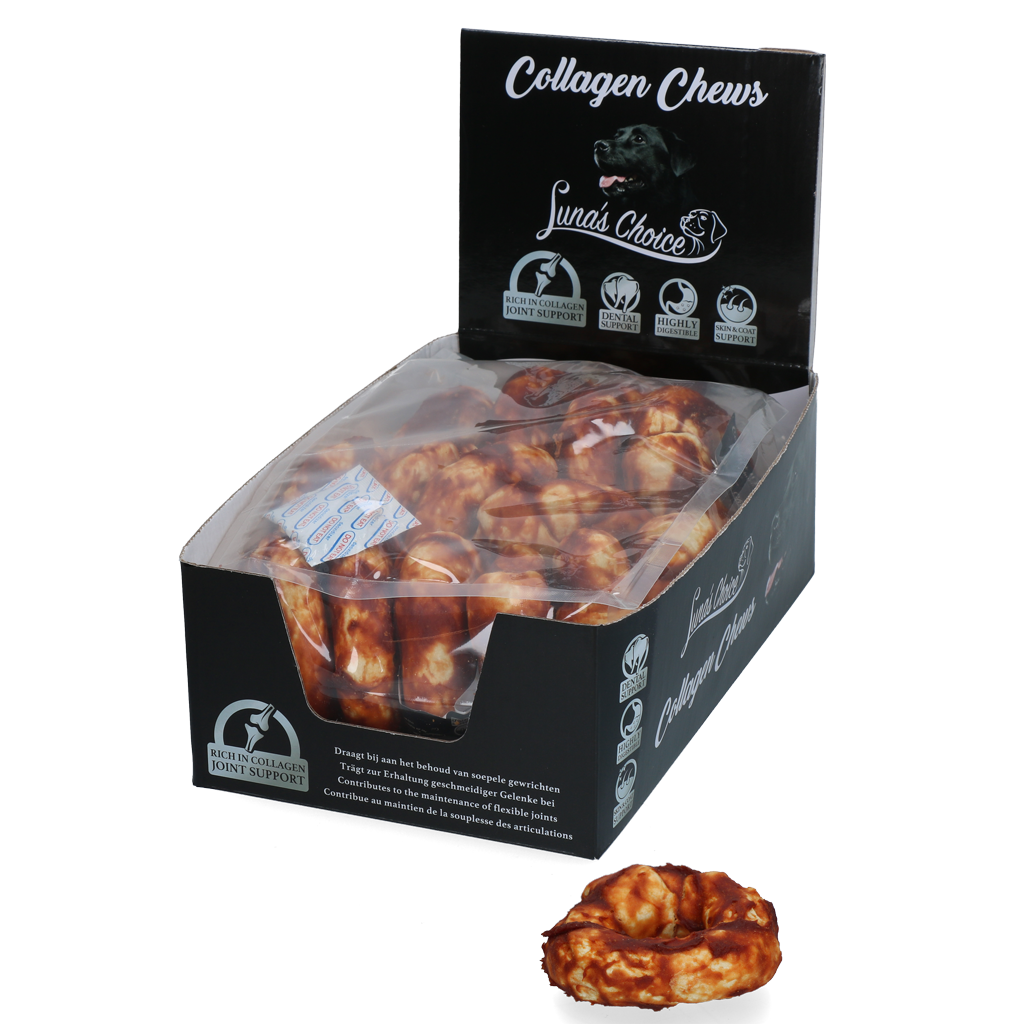 Luna's Choice - Tyggedonut m. Laks & Collagen