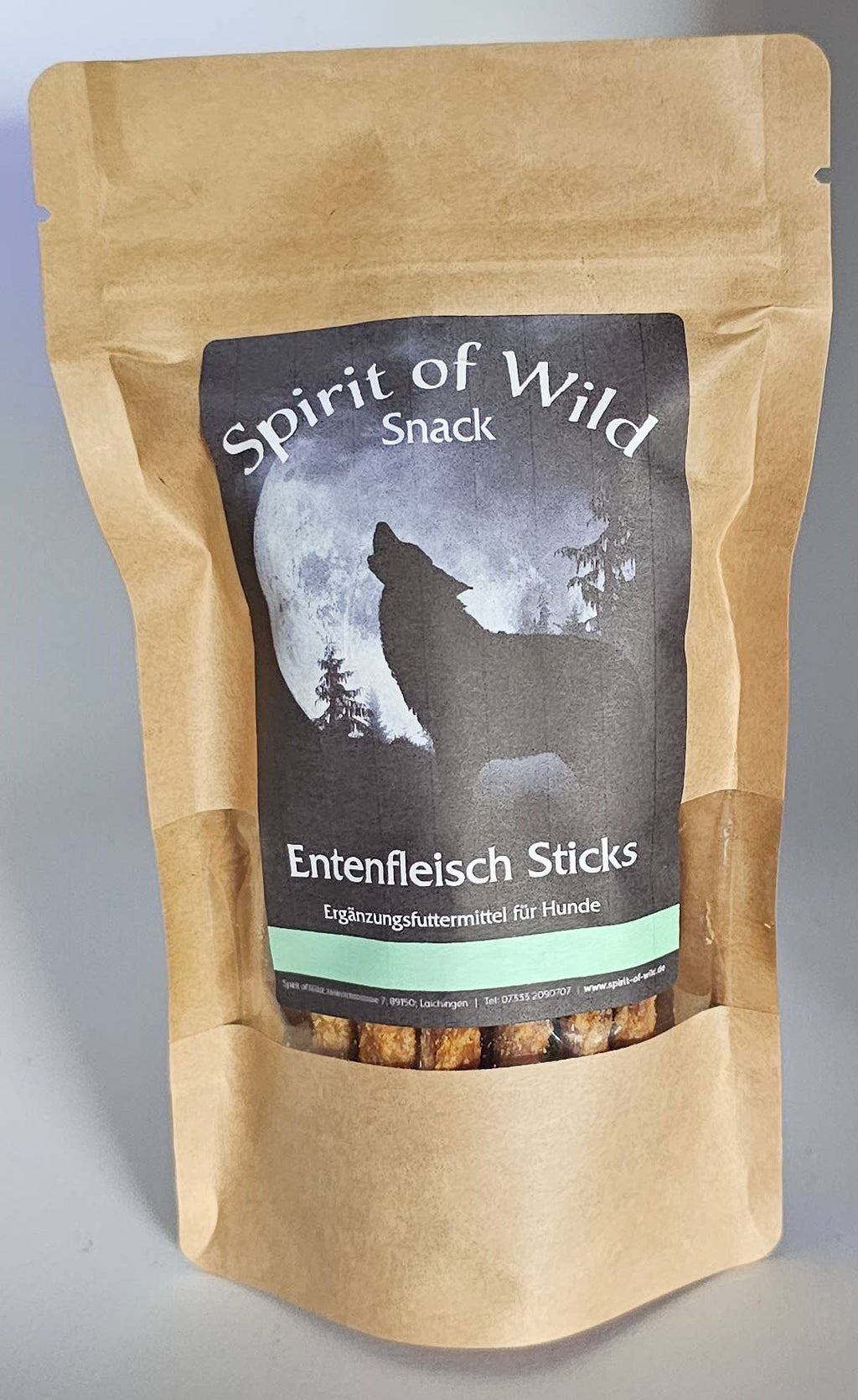 Spirit of Wild - Kødpind m.And - Kornfri - 100g
