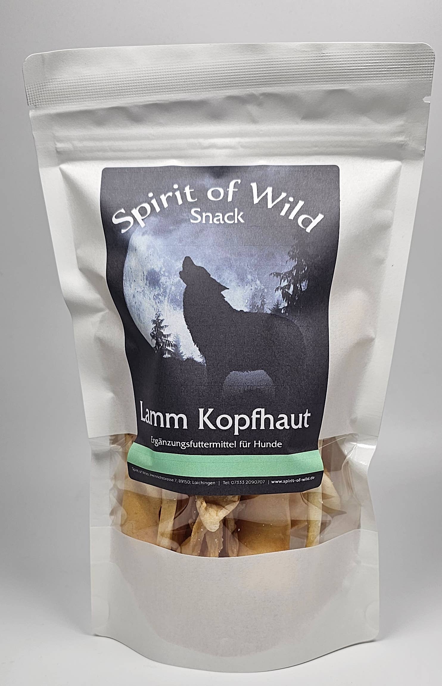 Spirit of Wild - Snack - Lamme hovedbund : 100g