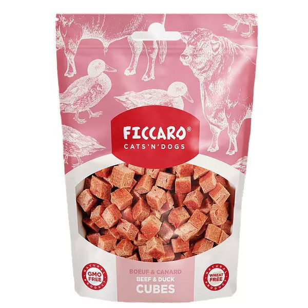 Ficcaro - Cubes m. Okse & And - 100g
