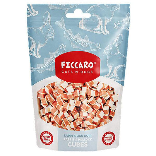 Ficcaro Cubes Godbidder m. Kanin & Sej 100g