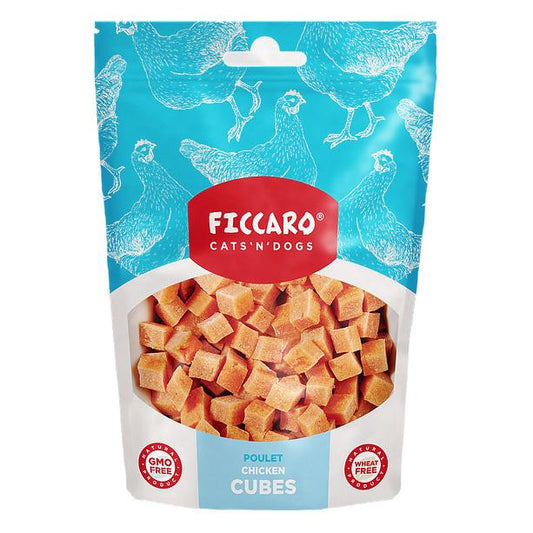 Ficcaro Cubes Godbidder m. Kylling 100g