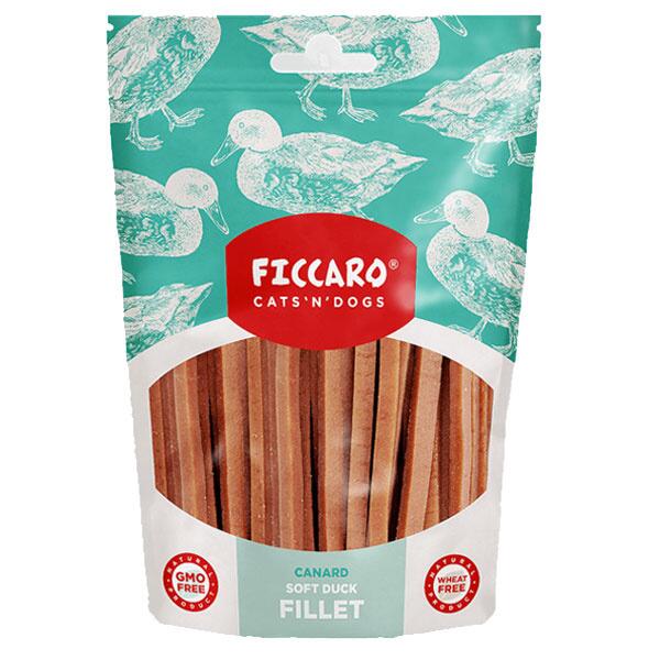 Ficcaro - Bløde Ande Strips - 100g