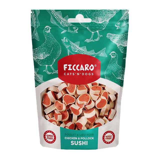 Ficcaro - Sushi m. Kylling & Sej - 100g