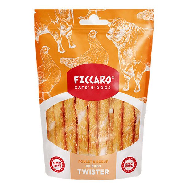 Ficcaro - Twister m. Kylling - 100g