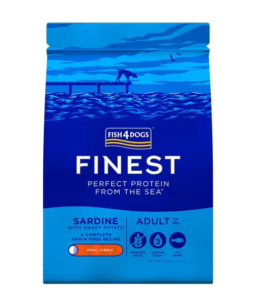 Fish4Dogs - Tørfoder - Sardiner & Kartofel - 1,5kg. (Voksen)