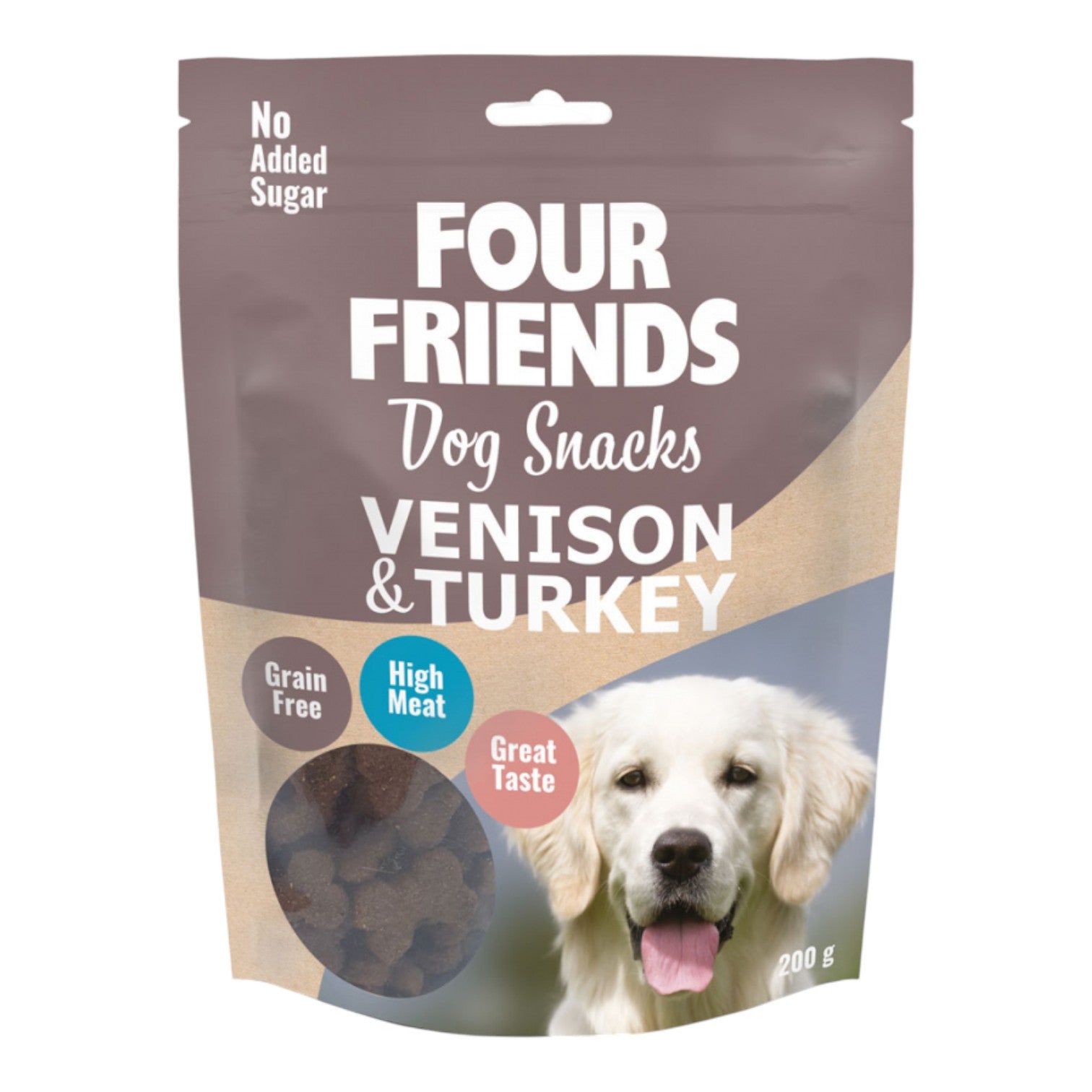 Four Friends - Bløde godbidder m. Vildt & Kalkun - 200g
