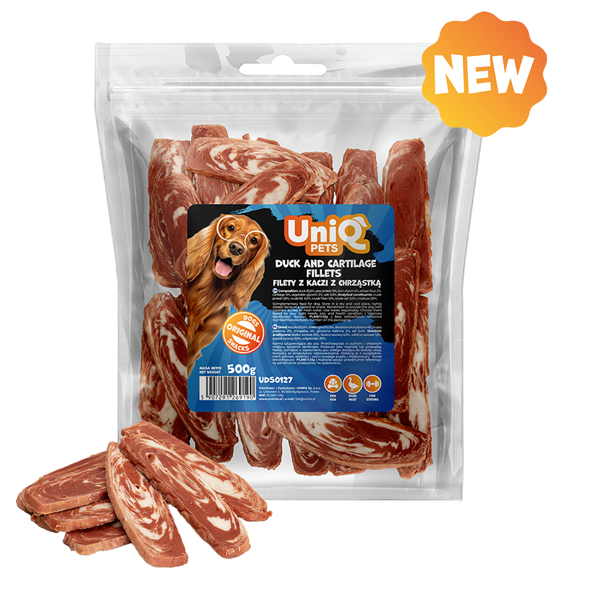 UniQ - Filetter m. And - 500g