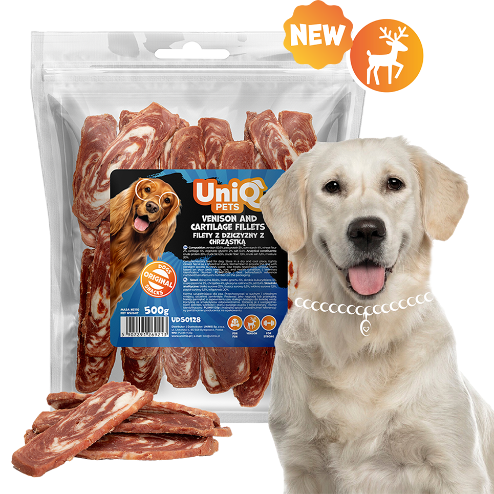 UniQ - Filetter m. Vildt - 500g