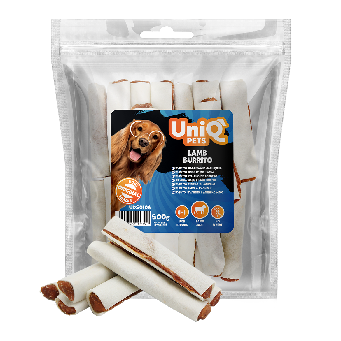 UniQ - Burrito m. Lam - 500g