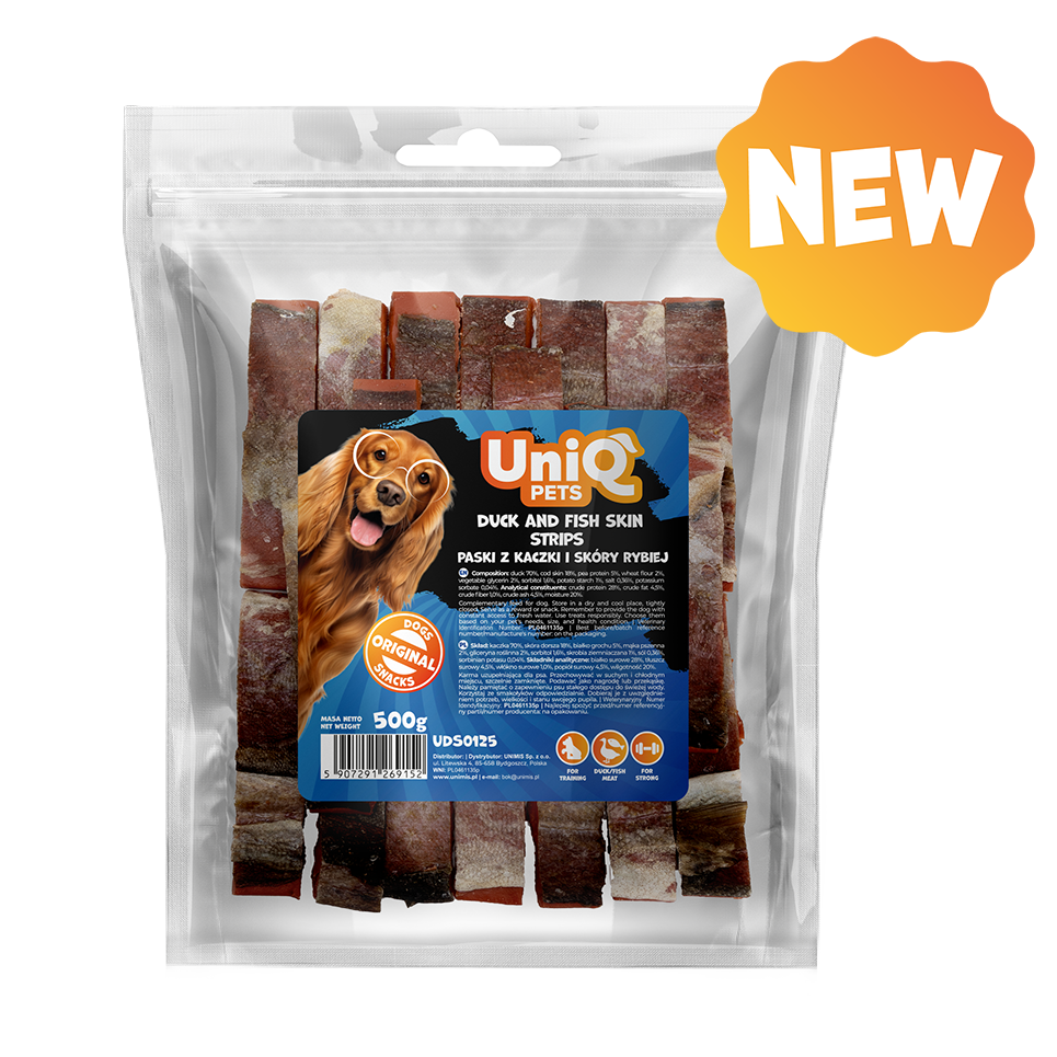 UniQ - Filetter m. And & Torskeskind - 500g