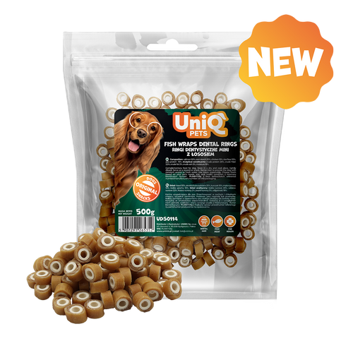 UniQ - Dental - Lakse-wraps - 500g