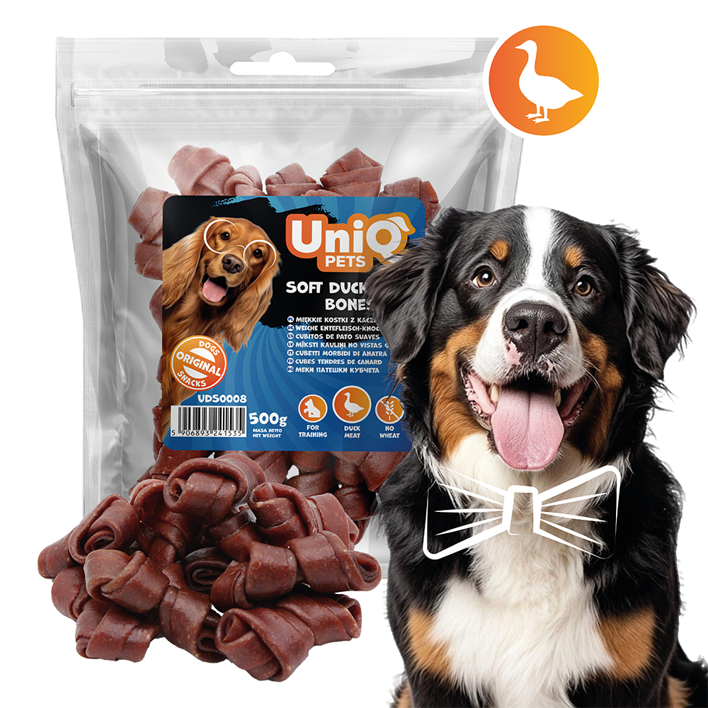 UniQ - Bløde knuder m. And - 500g