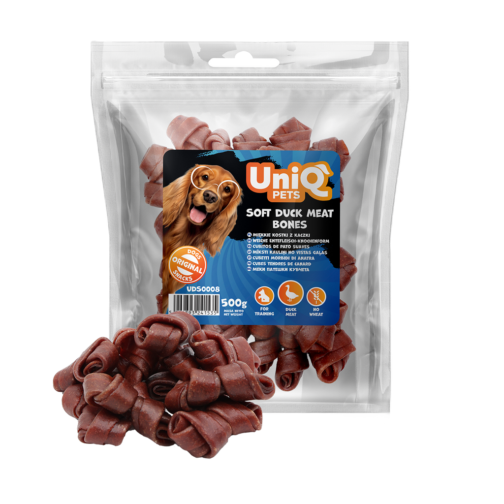 UniQ - Bløde knuder m. And - 500g