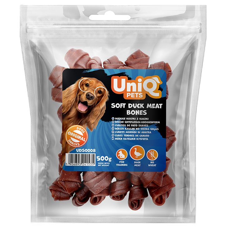 UniQ - Bløde knuder m. And - 500g