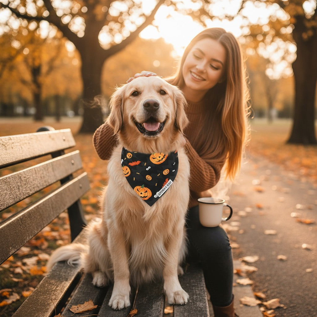 Halloween bandana - Sort