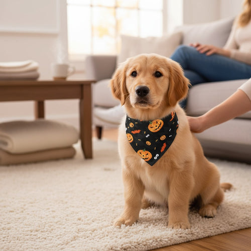 Halloween bandana - Sort