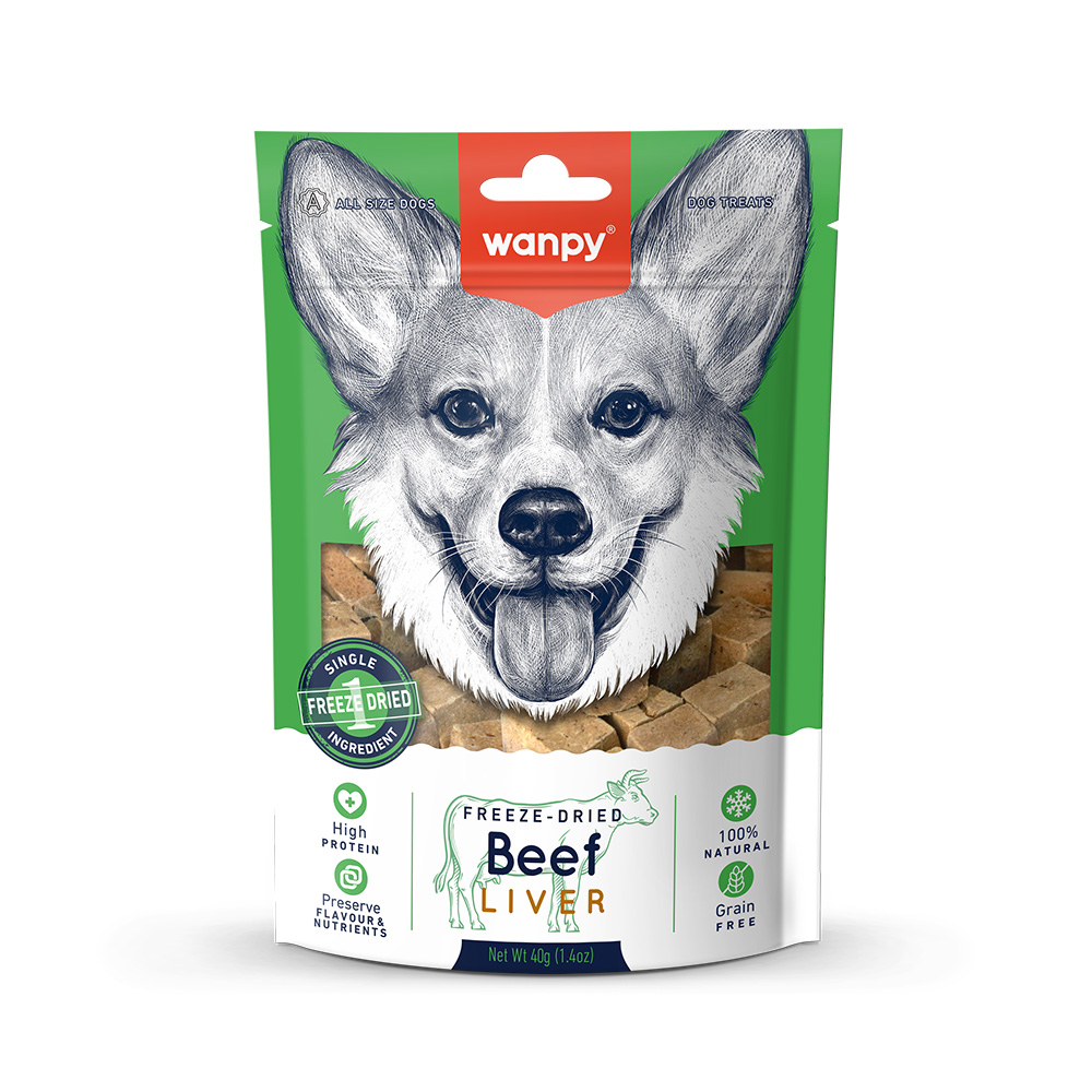 Wanpy - Frysetørret okselever - 40g