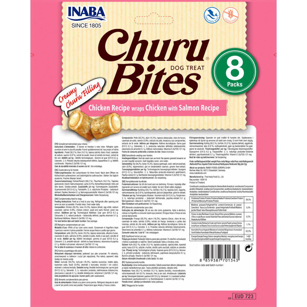 Churu - Sprøde Kyllingebidder fyldt m. Laks