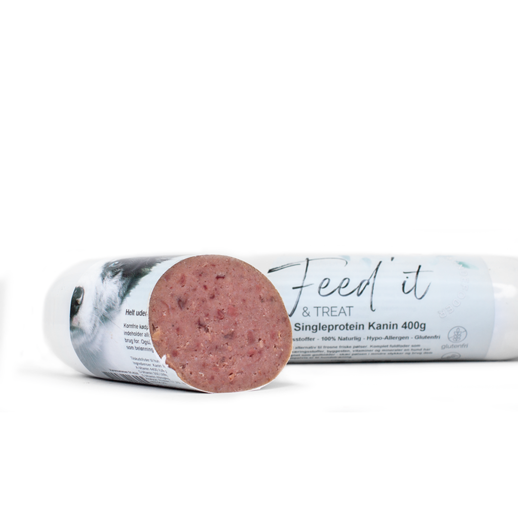 Feed'it - Foderpølse m. Kanin -  400g