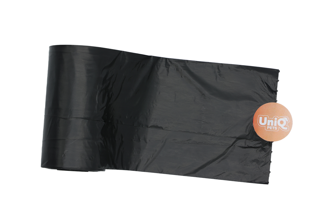 Høm Høm poser - 8 ruller á 20 stk. - Sorte