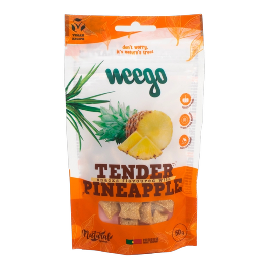 Weego - Bløde godbidder - Ananas 50g