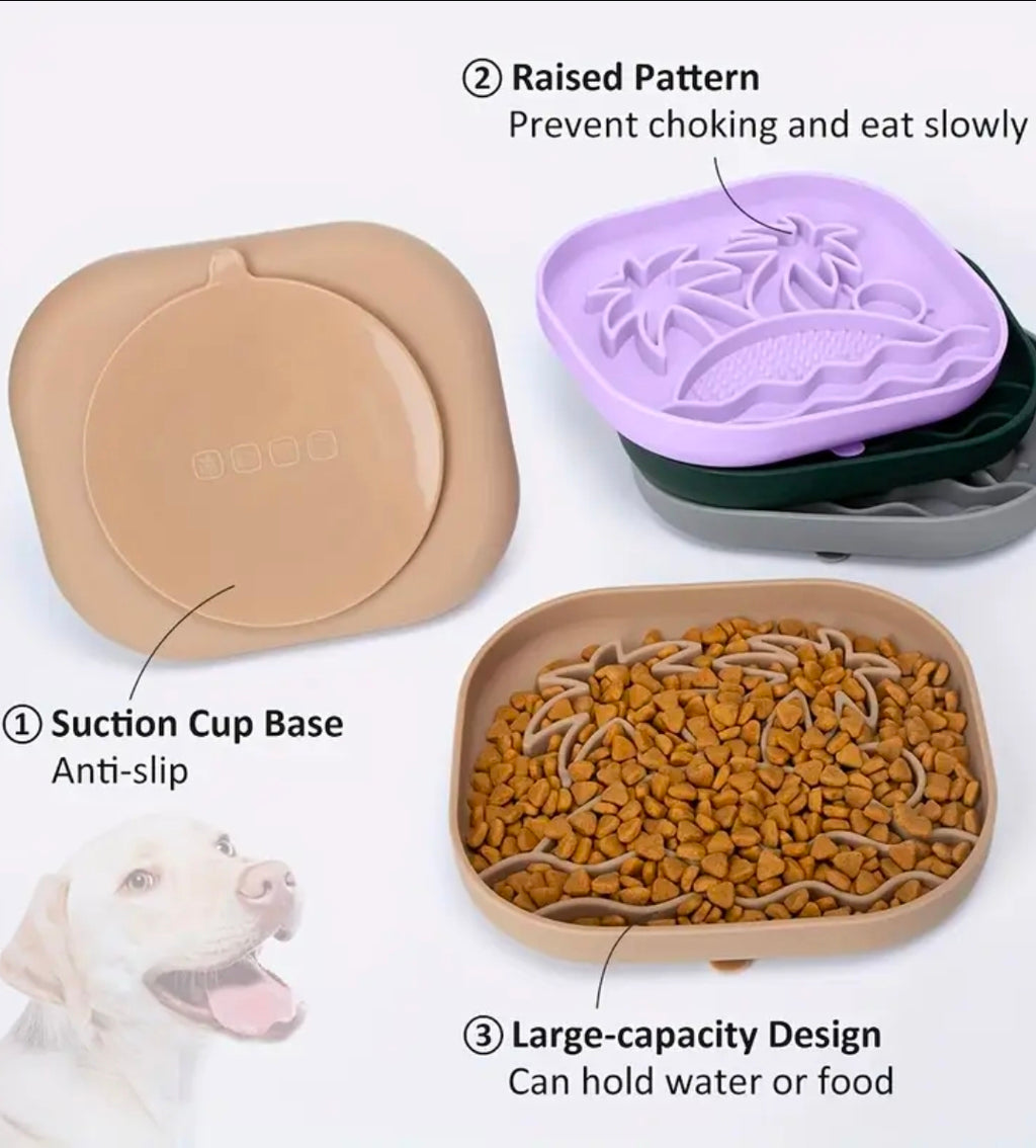 Slowfeeder/Slikkemåtte - Strand - Sand