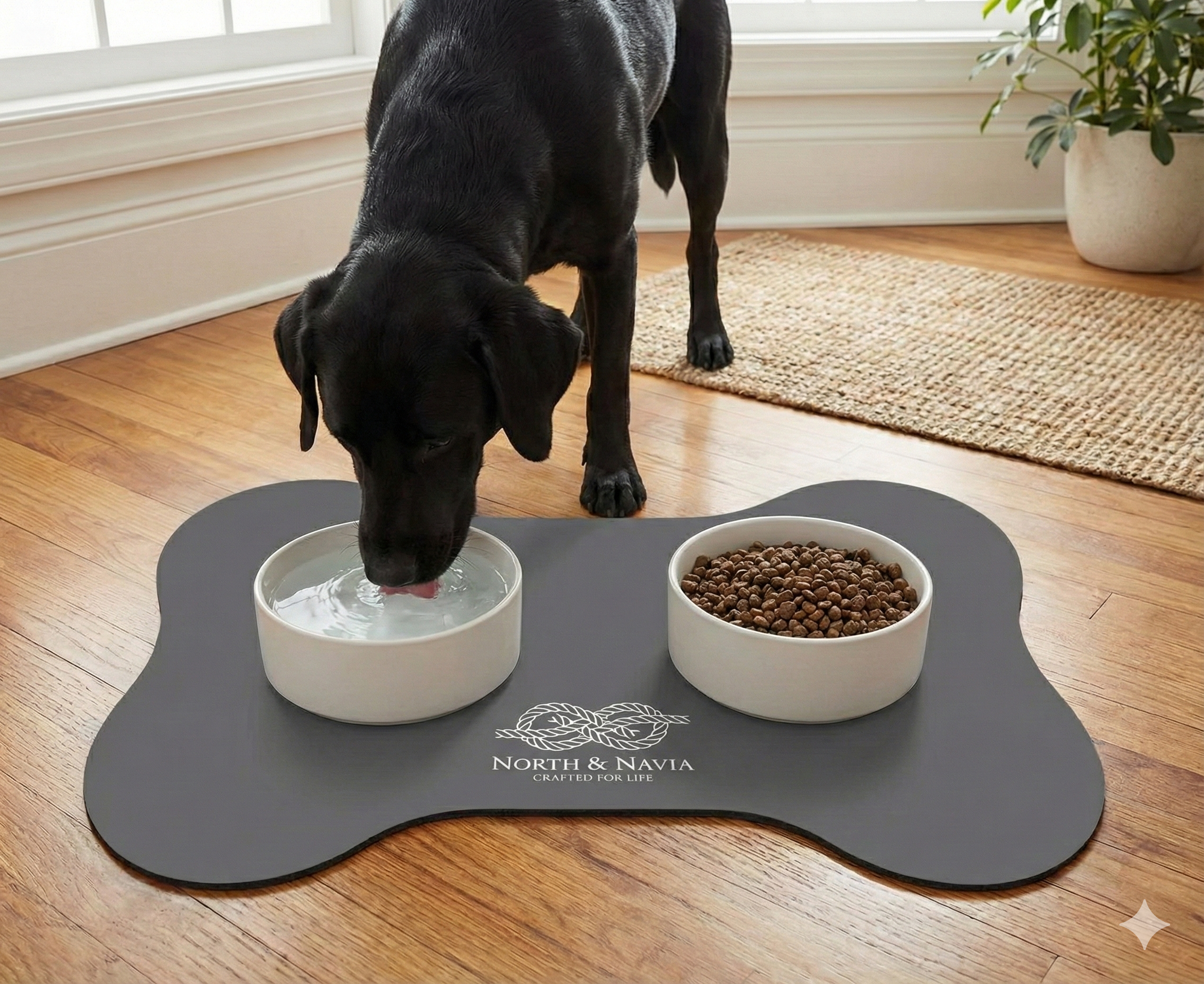 North & Navia - Skåleunderlag - Stone Grey