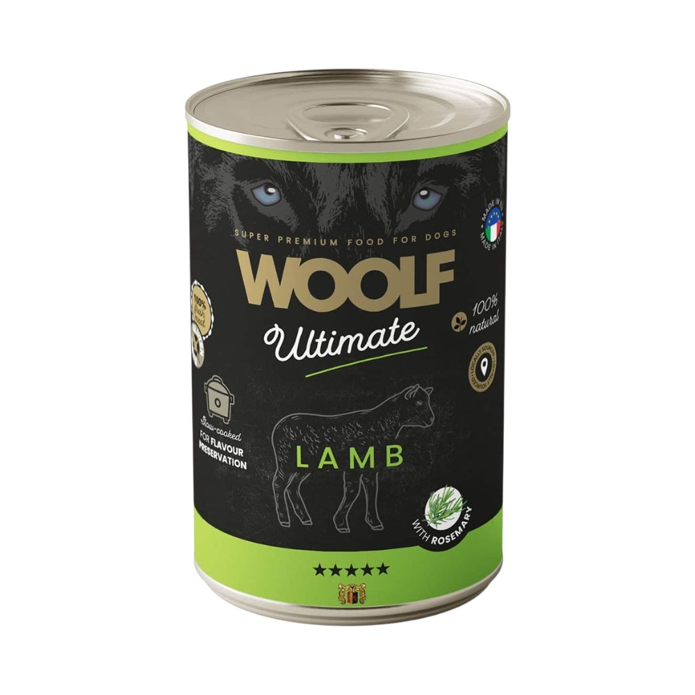 Woolf Ultimate - Vådfoder m. Lam & Rosmarin