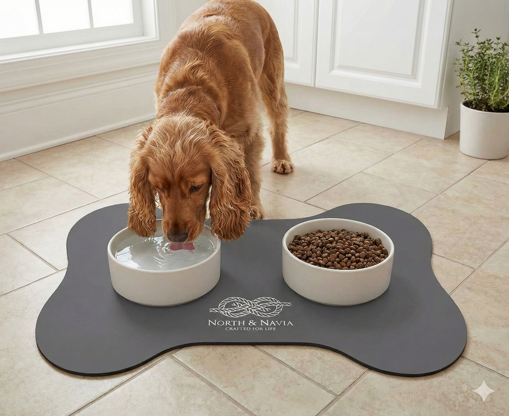 North & Navia - Skåleunderlag - Stone Grey