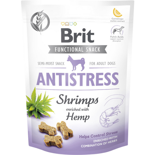 Brit - Bløde godbidder - Antistress m. Reje & Hamp 150g