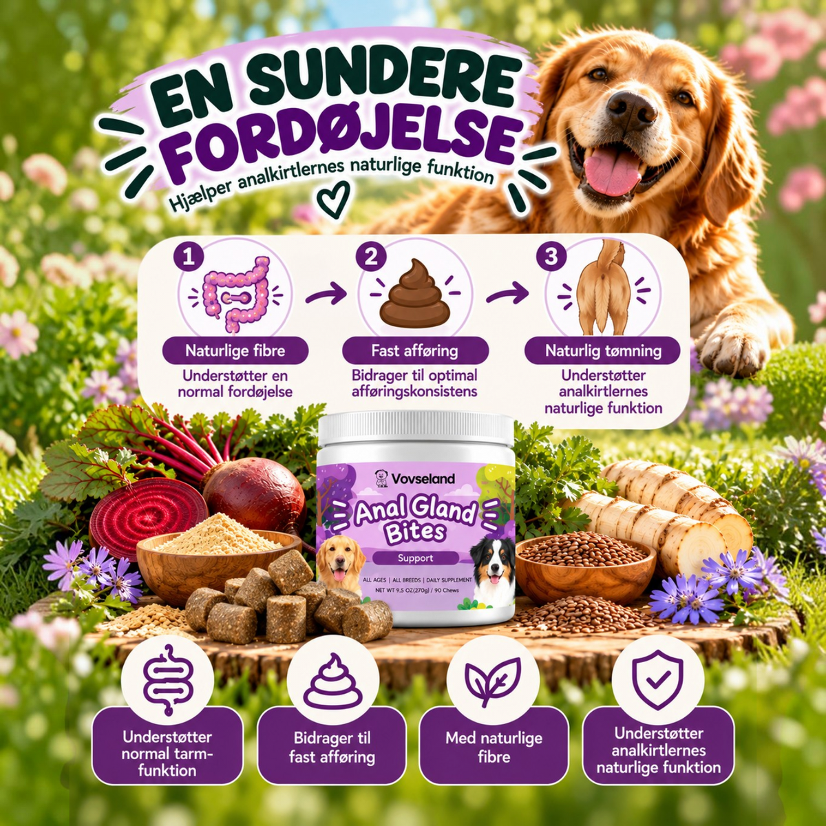 Vovseland - Tilskud - Anal Gland Bites