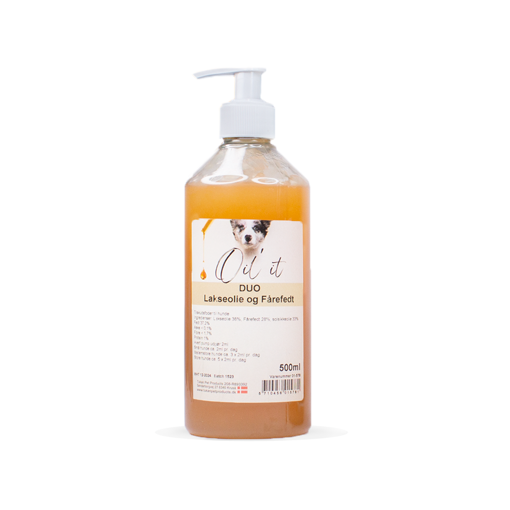 Oil'it - DUO Lakseolie & Fårefedt - 500ml