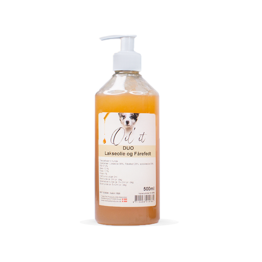 Oil'it - DUO Lakseolie & Fårefedt - 500ml