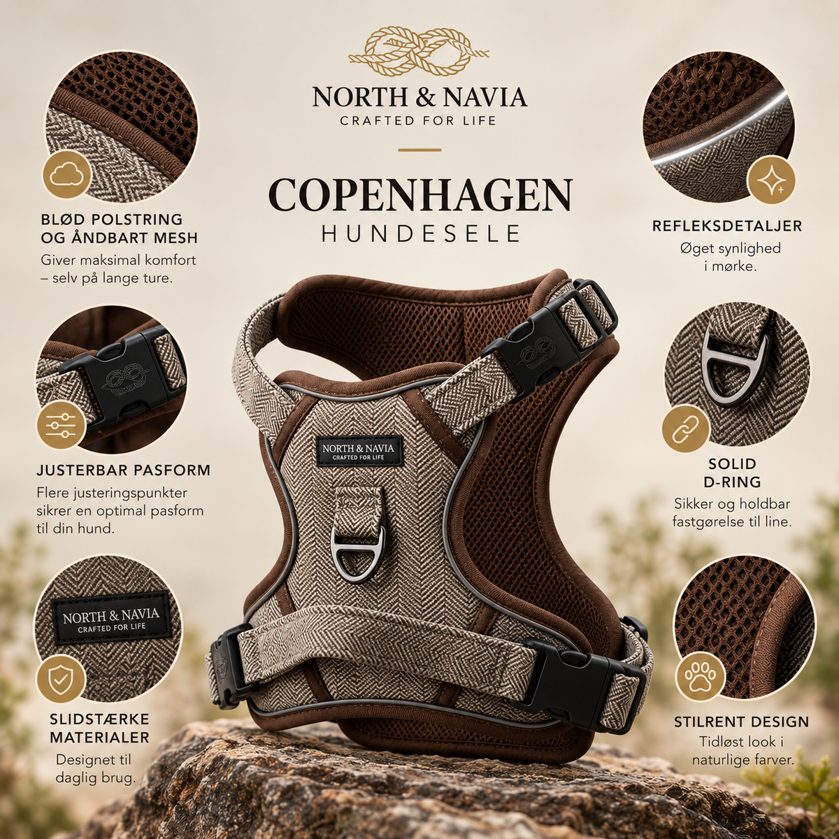 North & Navia - Hundesele "Copenhagen"