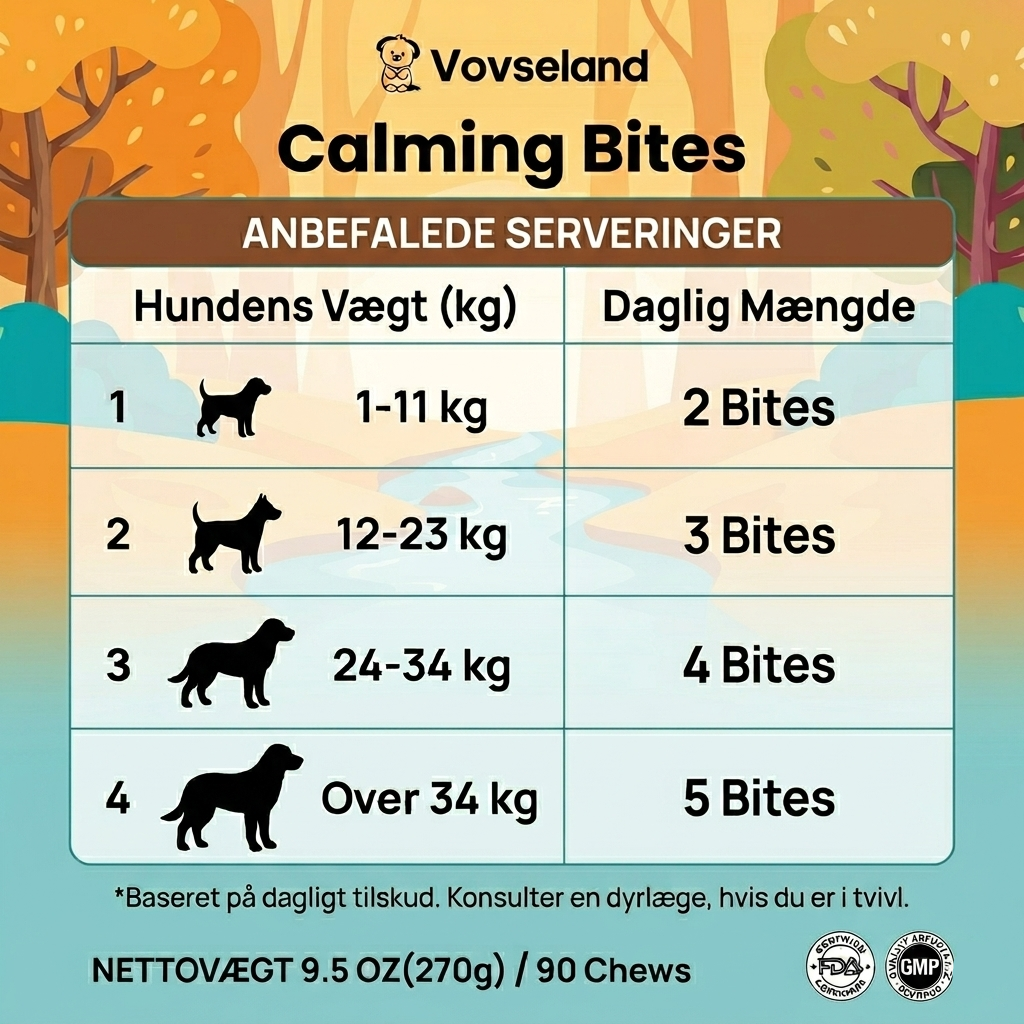 Vovseland - Tilskud - Calming Bites