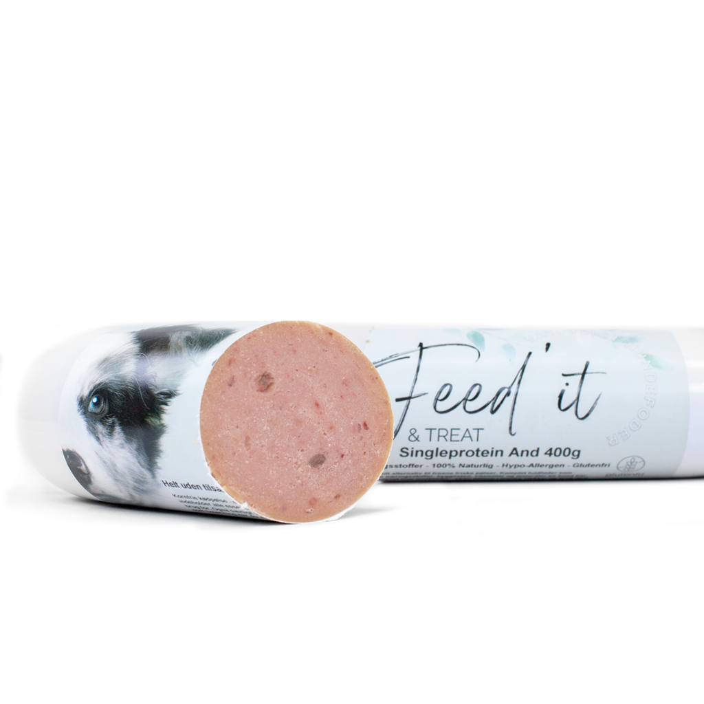 Feed'it - Foderpølse m. And - 400g