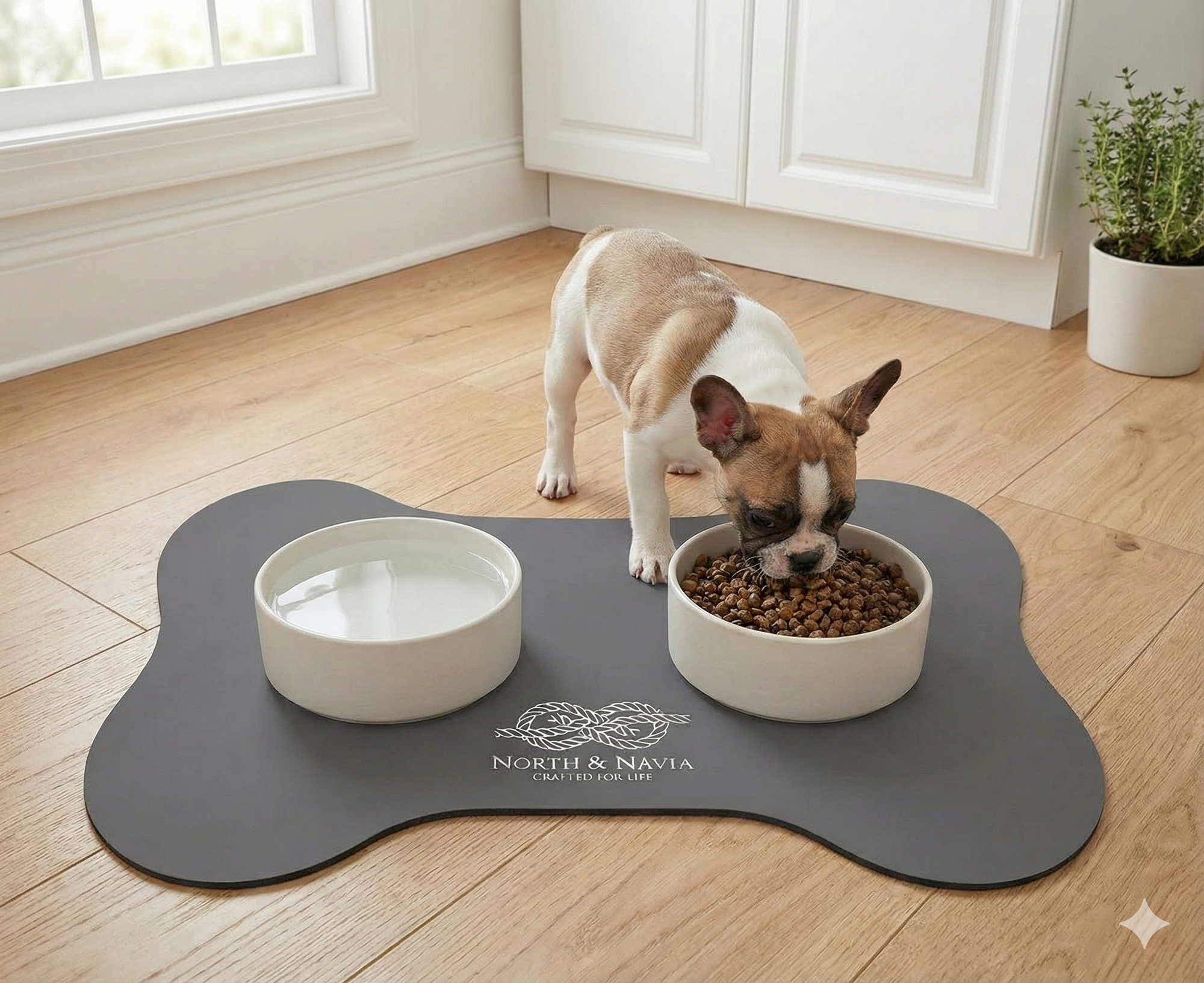 North & Navia - Skåleunderlag - Stone Grey