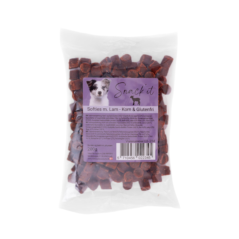 Snack'it - Bløde Godbidder m. Lam - 200g