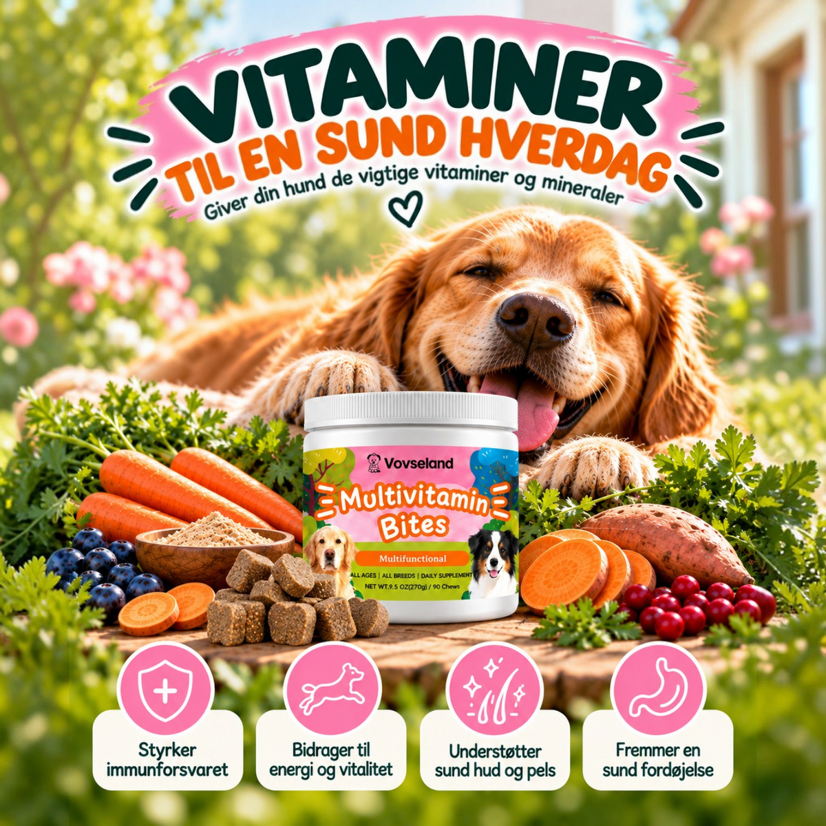 Vovseland - Tilskud - Multivitamin Bites