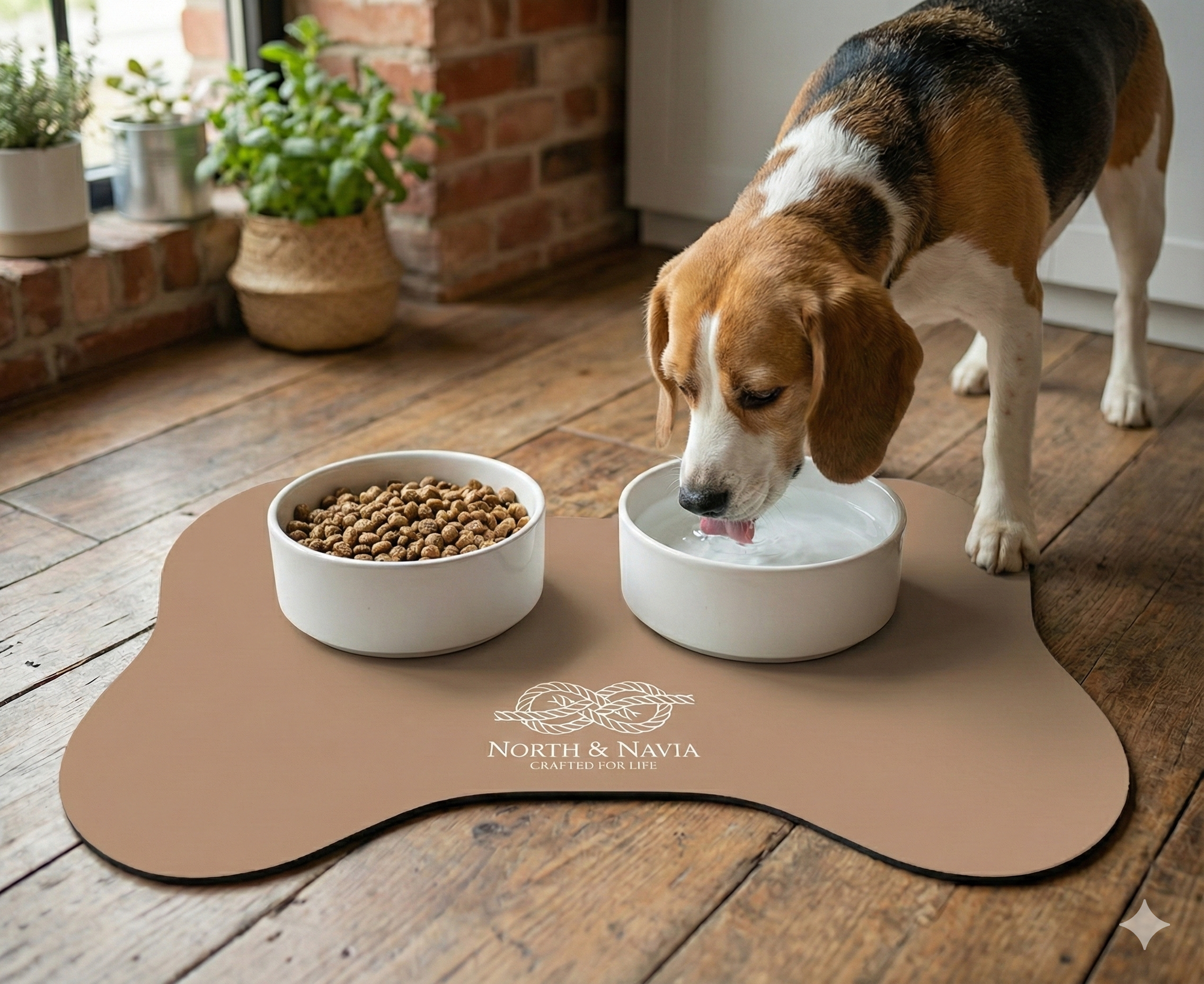 North & Navia - Skåleunderlag - Cognac