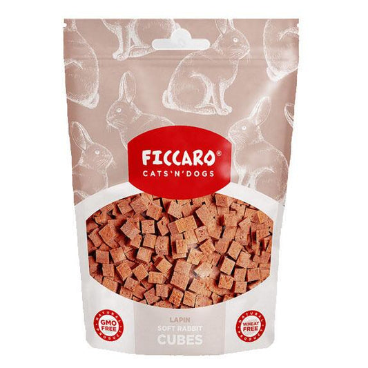 Ficcaro Cubes Godbidder m. Kanin 100g