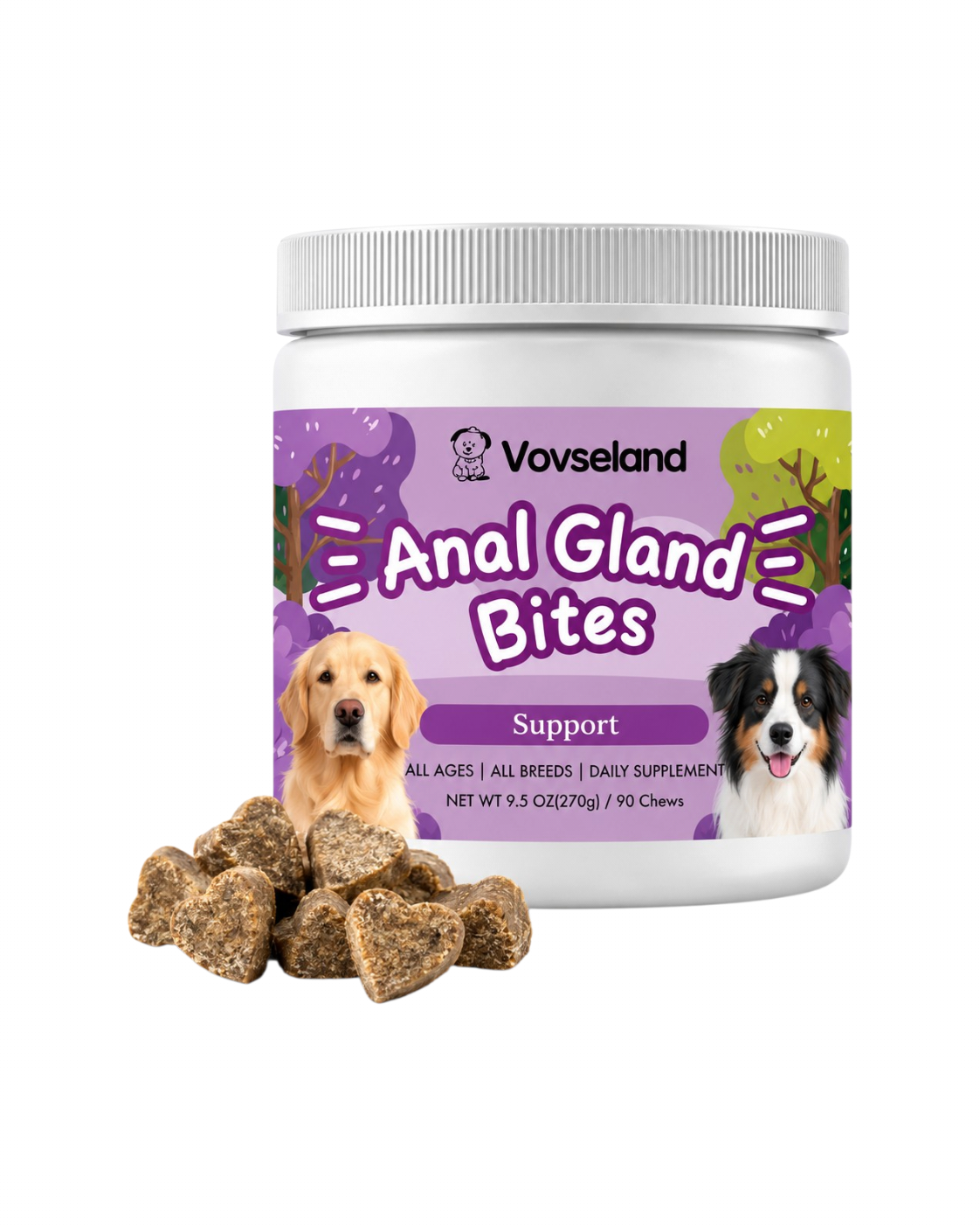 Vovseland - Tilskud - Anal Gland Bites