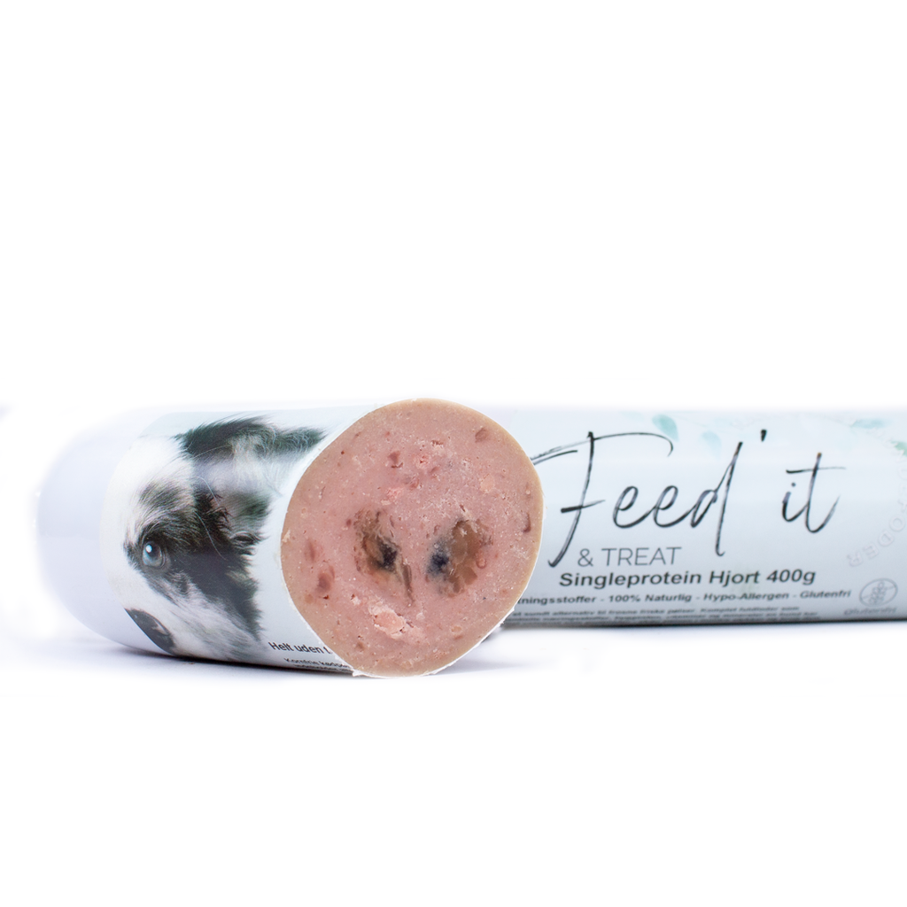 Feed'it - Foderpølse m. Hjort - 400g
