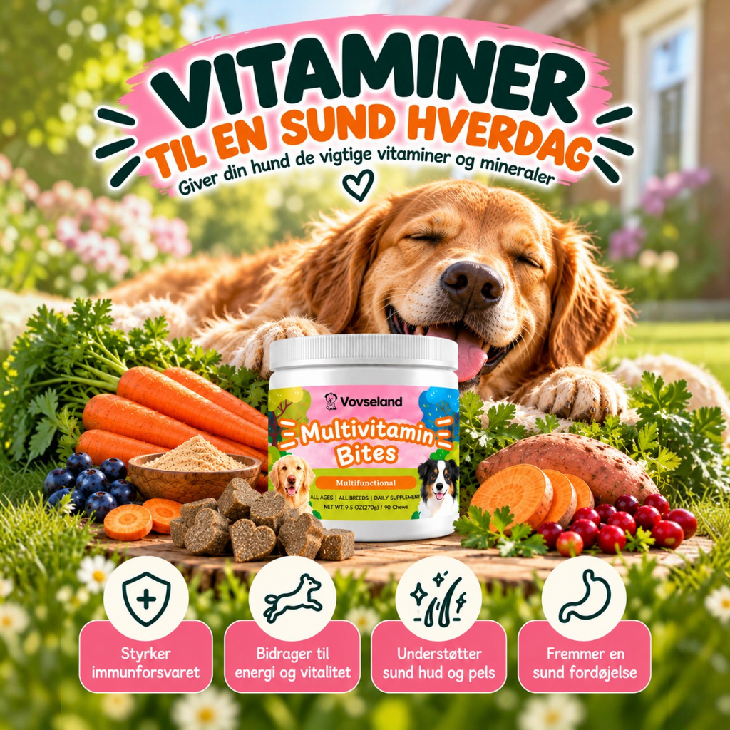 Vovseland - Tilskud - Multivitamin Bites